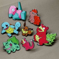 Wholesale Cartoon Badge Lapel Pins Custom Logo Metal Badge Enamel Pins